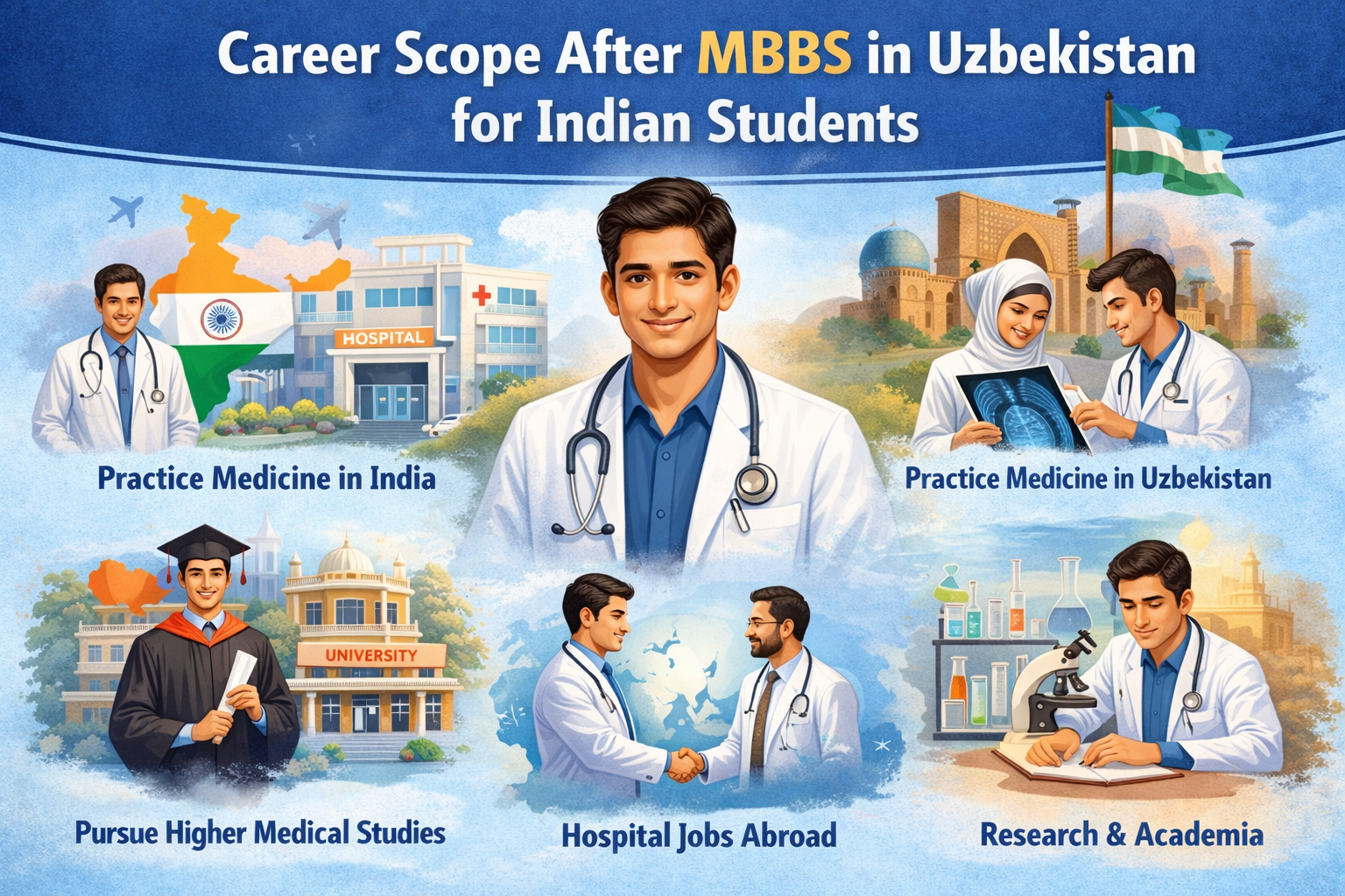 Career Scope After MBBS in Uzbekistan for Indian Students